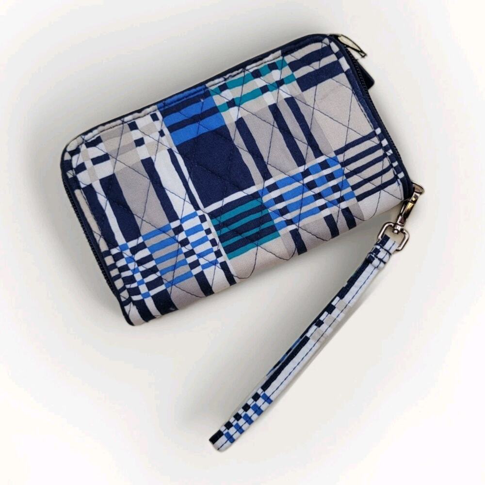 Vera Bradley RFID Grab & Go Wristlet Santiago Woven Wallet NWT MSRP $48